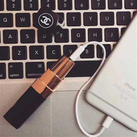 chanel power bank charger|Chanel coco lipstick power bank portable charger .